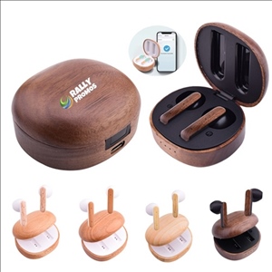 Wood Gaming Wireless Stereo Earphones